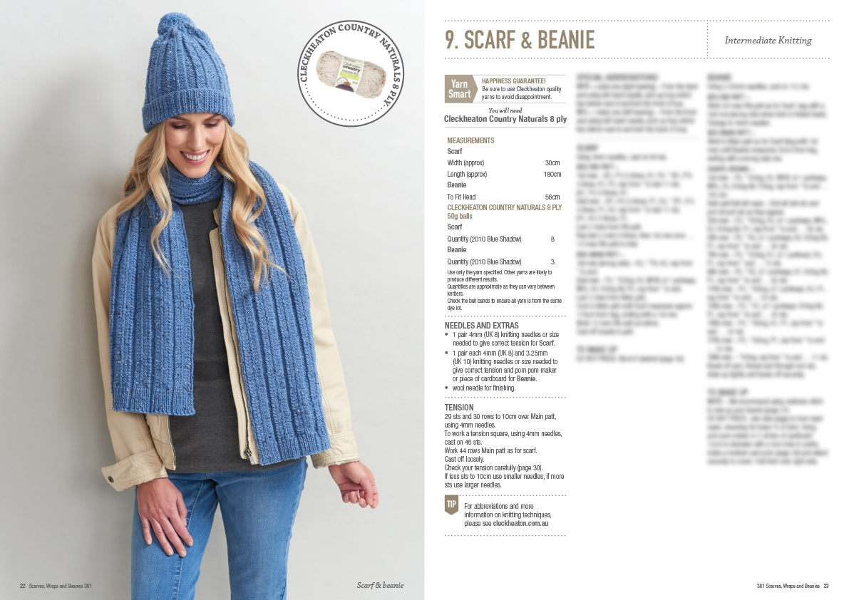 Pattern Scarves, Wraps & Beanies