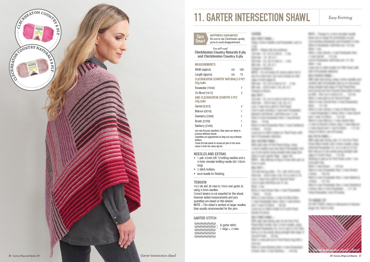 Pattern Scarves, Wraps & Beanies