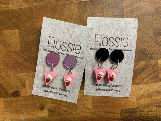 Earrings Pink Cake