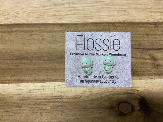 Earrings Seahorse Studs