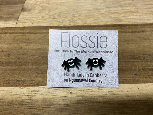 Earrings Smilie Spiders Studs