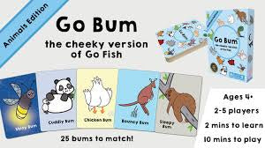 Go Bum Card Game Animal Edition