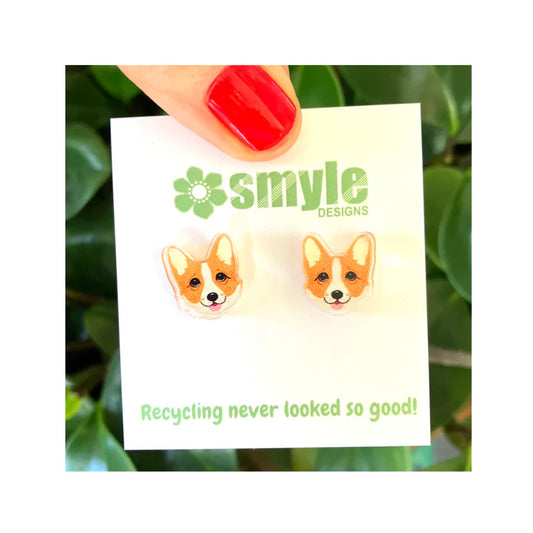 Corgi Stud Earrings