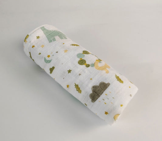 Muslin Blanket Dinosaur