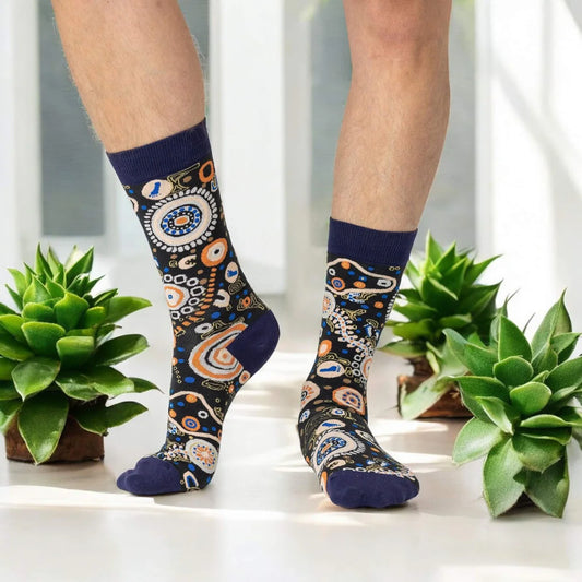 Walk With Us Socks Large