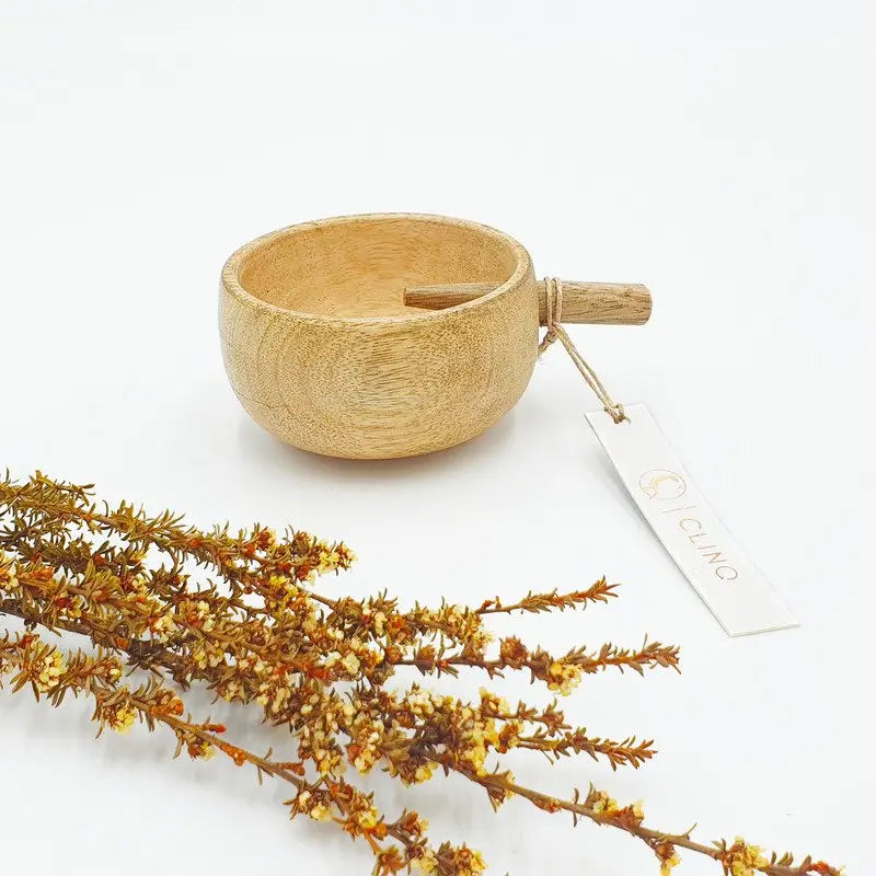 Wooden Dipping Bowl