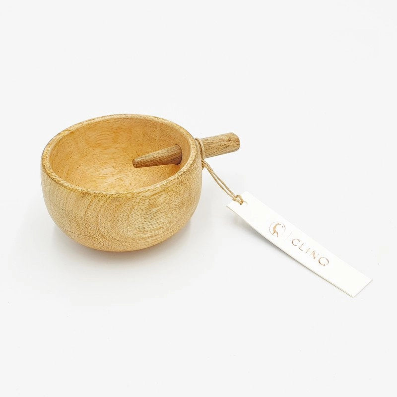 Wooden Dipping Bowl