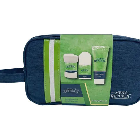 *Men's Republic Bergamot & Sandalwood Grooming Kit