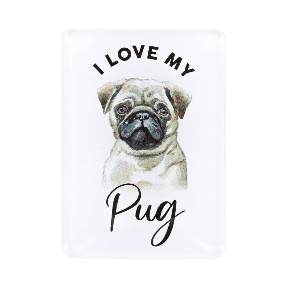 Pet Lovers Magnet I love My Pug