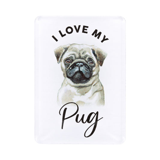 Pet Lovers Magnet I love My Pug