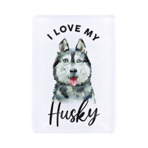 Pet Lovers Magnet I love My Husky