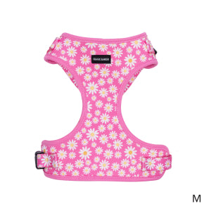 Pink Daisies Dog Harness - Medium
