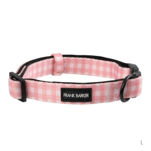 FB Collar Pink Gingham Large