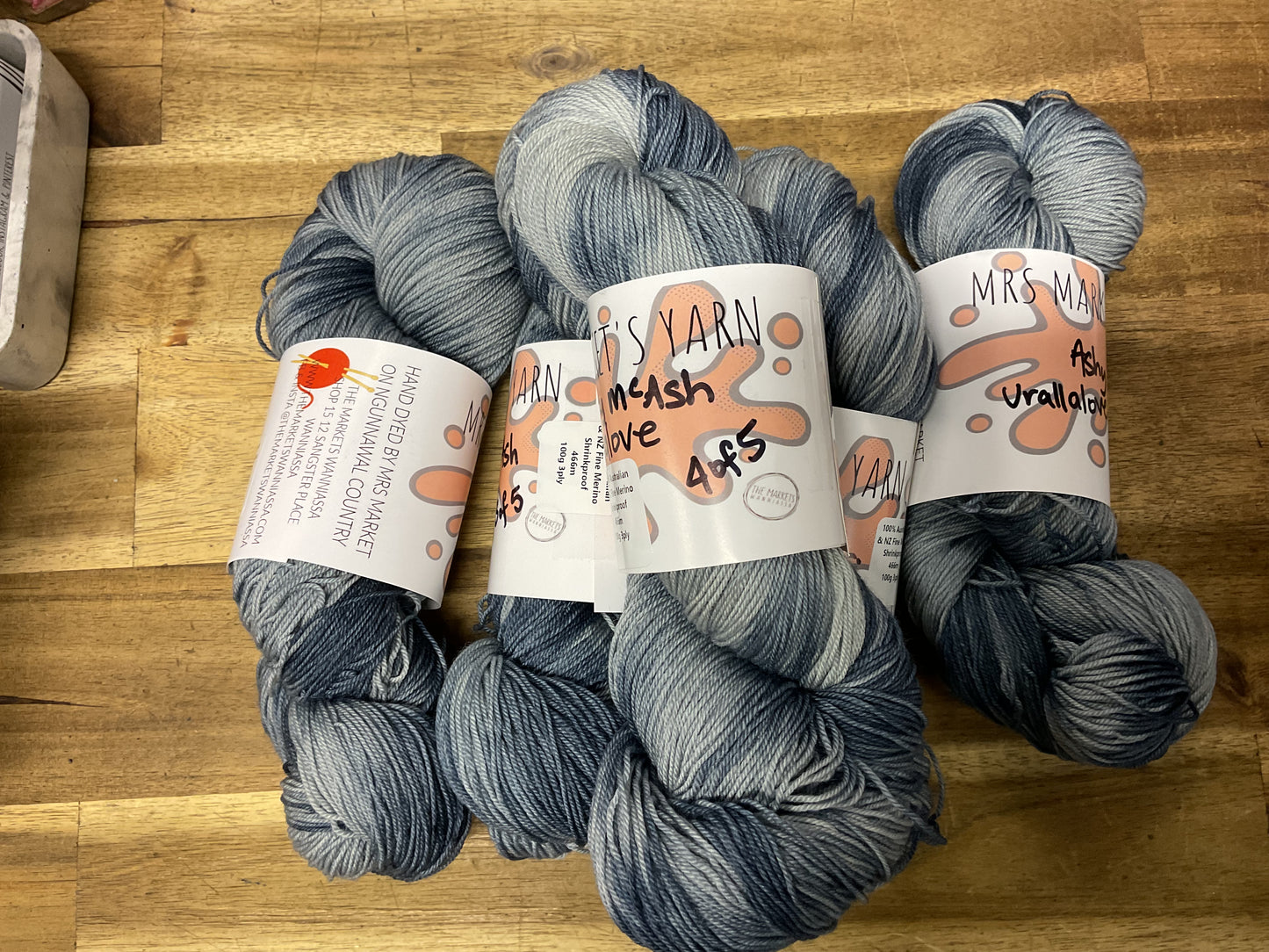 Mrs Markets Urallalove 3ply Hand dyed Yarn