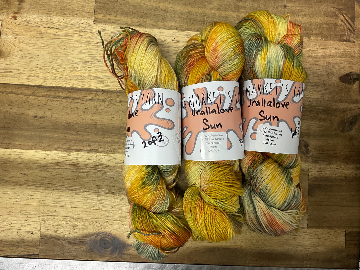 Mrs Markets Urallalove 3ply Hand dyed Yarn