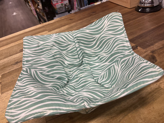 Bowl Cosy Sage Stripes