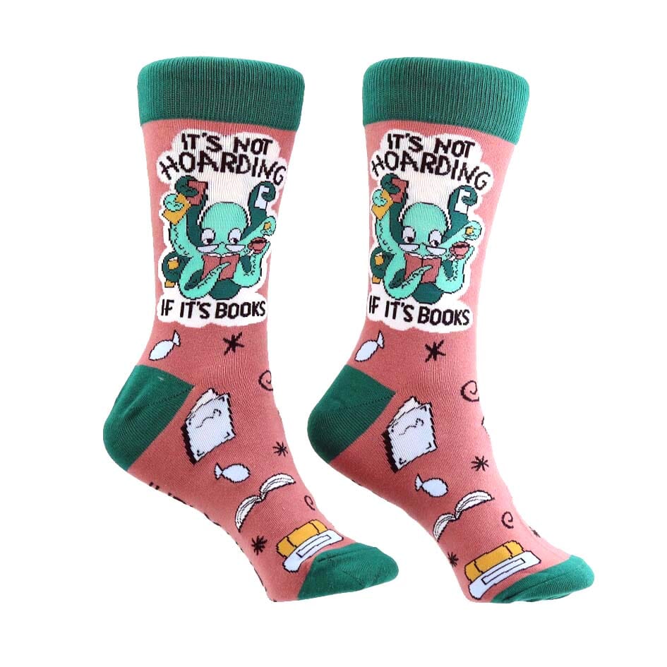 It's Not Hoarding If It's Books Socks Large