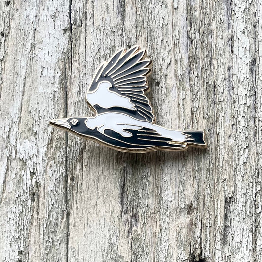 Australian Magpie Lapel Pin