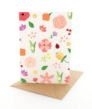 Greeting Card Mayflower Scatter