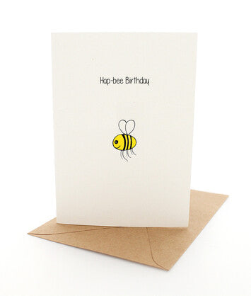 Greeting Card Punny Bee