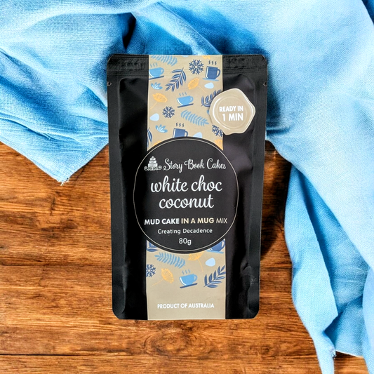 Limited Edition White Choc Coconut Cake in a Mug 80g