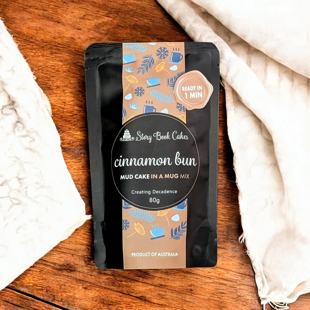 Limited Edition Cinnamon Bun Cake in a Mug 80g
