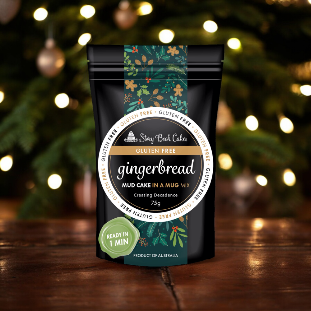 GF Gluten Free Gingerbread Mud Cake in a Mug