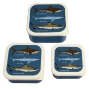 Snack Box Set of 3 Sharks