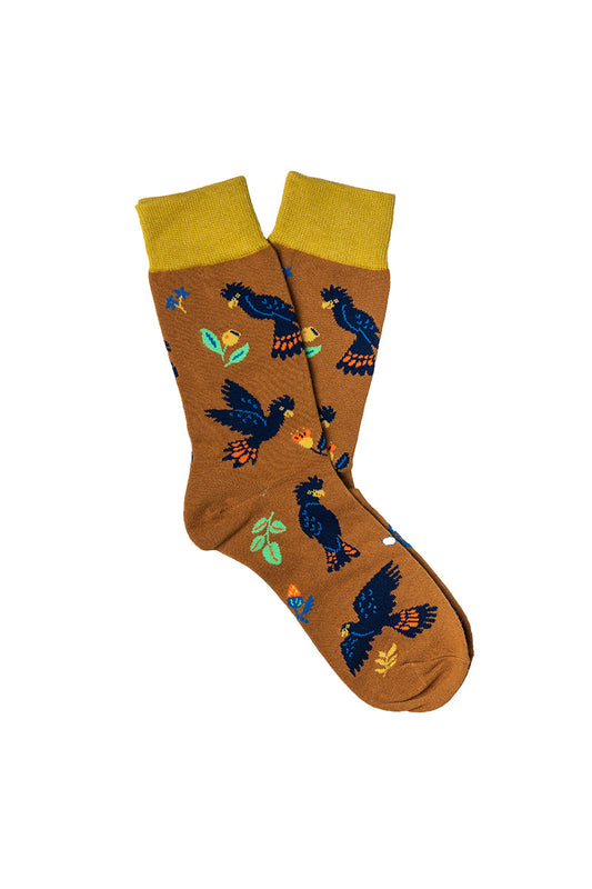 Black Cockatoo Socks