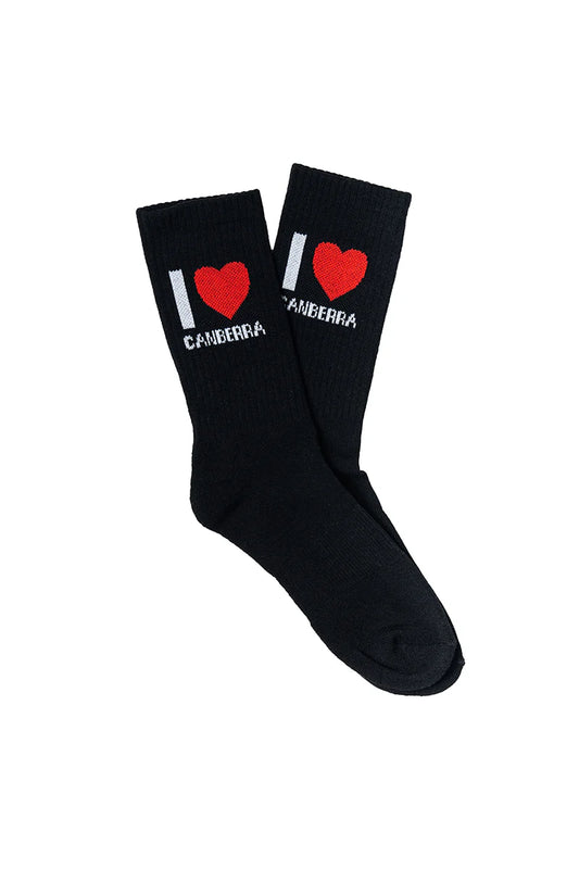 I Heart Canberra Socks