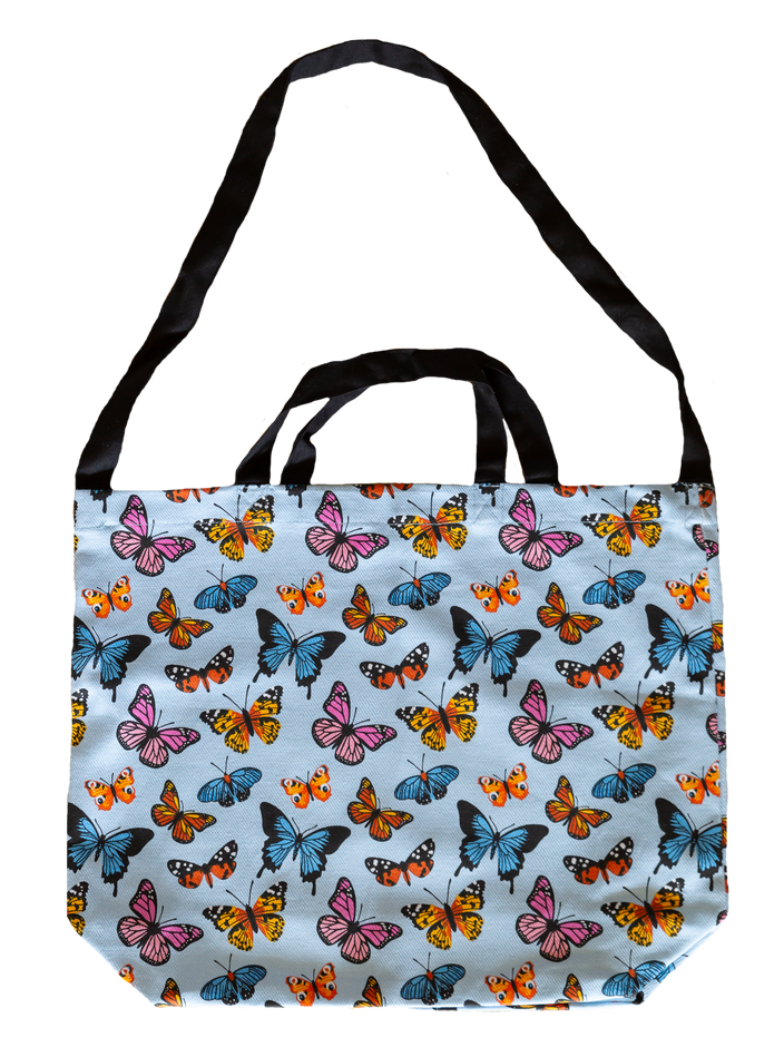 Cotton Tote Bag - Butterflies