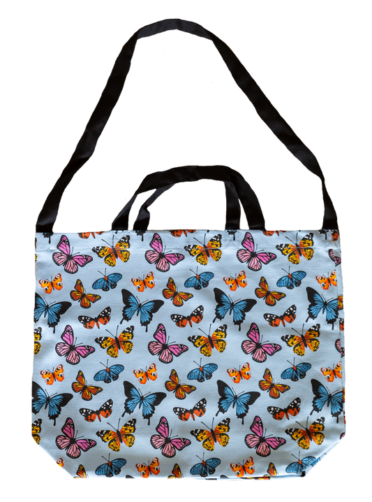 Cotton Tote Bag - Butterflies