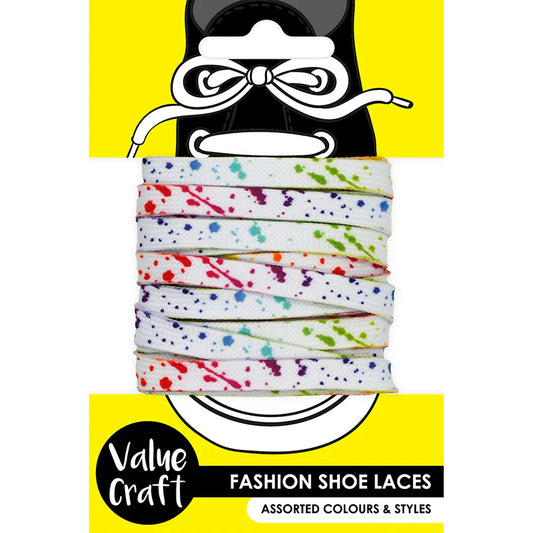 Pair Shoe Laces - Paint Splatter