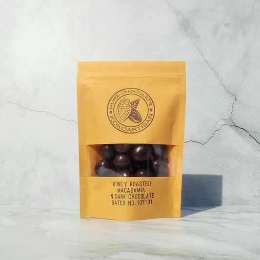 Honey Roasted Macadamias in Dark Chocolate