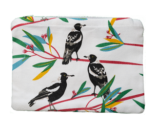 Zip Pouch - Magpies