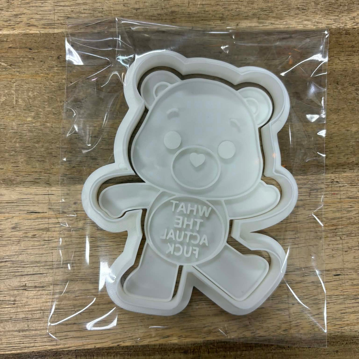 Rude Bear Cookie Cutter - What the Actual F*ck