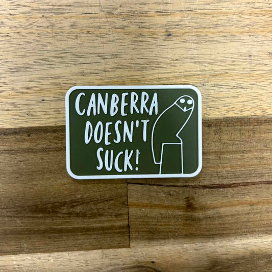 Canberra Doesn't Suck Magnet - Green