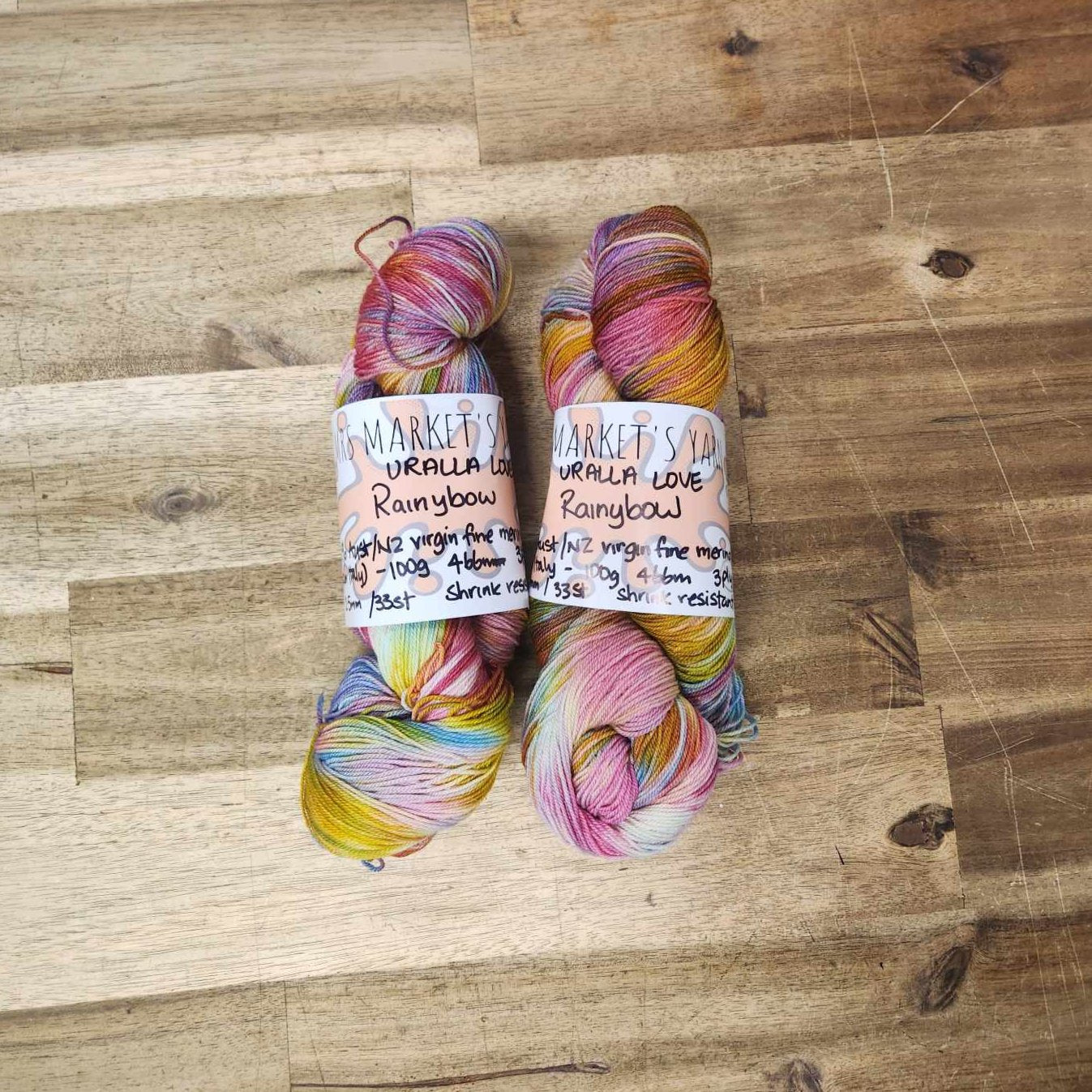 Mrs Markets Urallalove 3ply Hand dyed Yarn