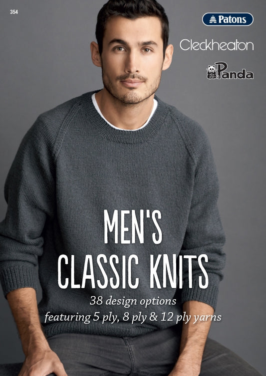 Men's Classic Knits Pattern Book 354