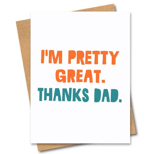 Thanks Dad Card