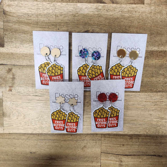 Earrings Fries Before Guys Dangles