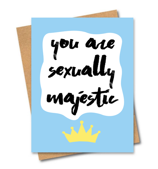 Sexually Majestic Card