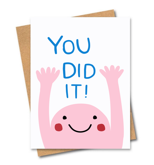 You did it Card