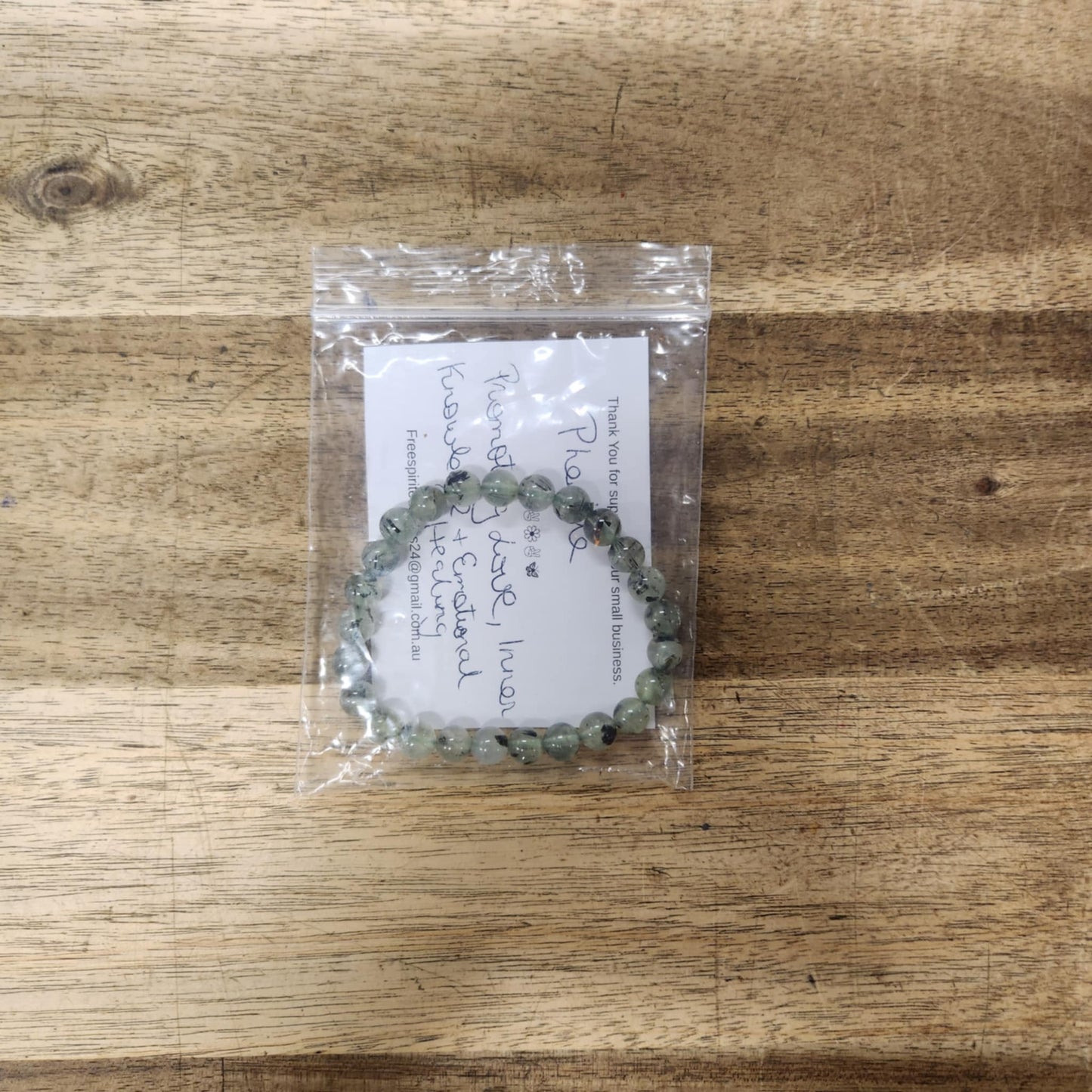 Beaded Bracelet - Phrenite