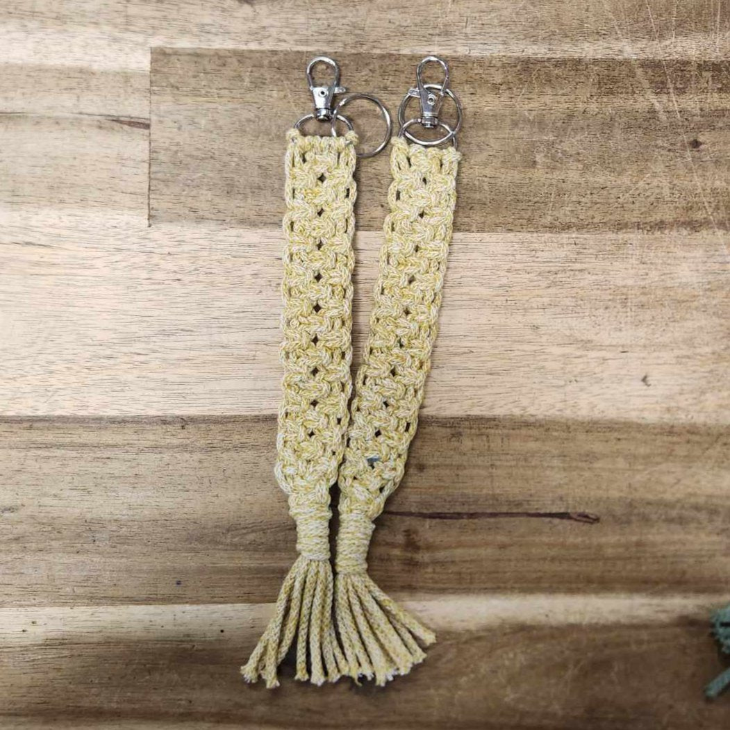 Macrame Keychain - Flat