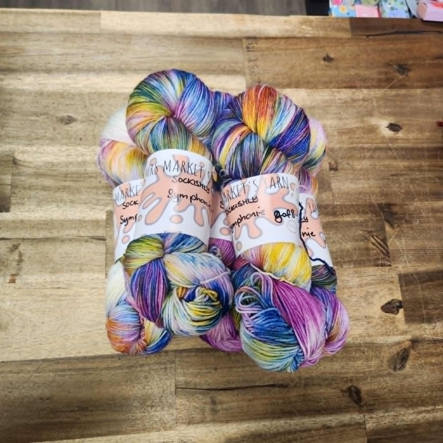 Mrs Market's Sockishly Hand Dyed Yarn 4ply