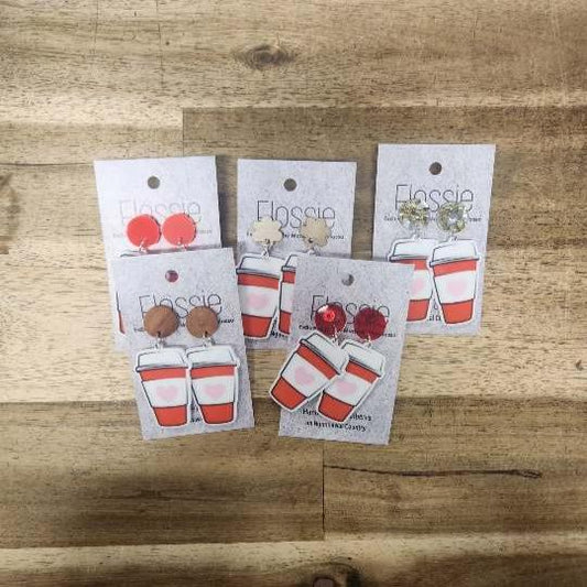 Earrings Coffee Love Dangles
