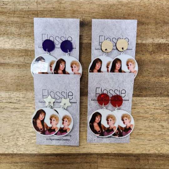 *Earrings Kath & Kim Dangles