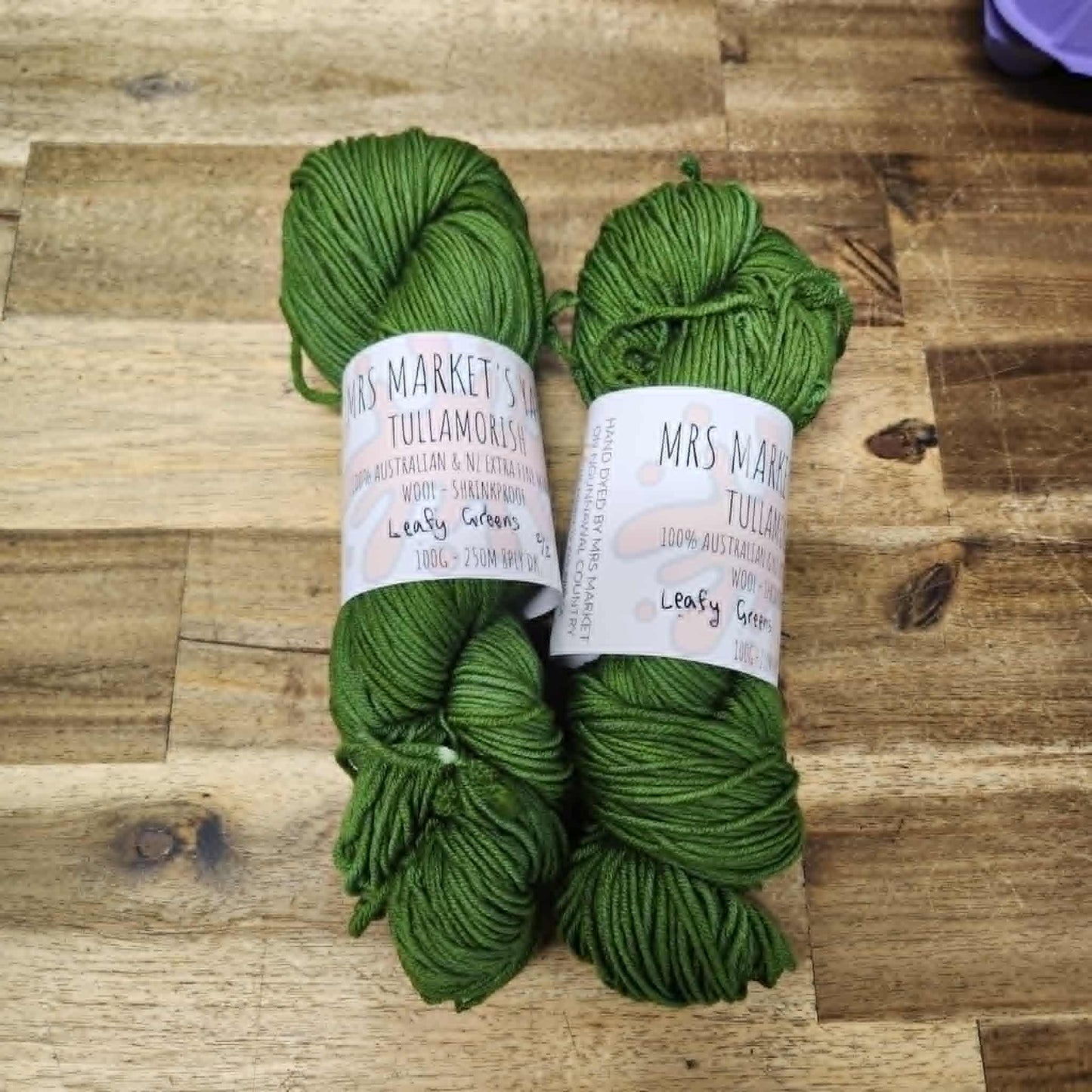 Mrs Market's Tullamorish Hand Dyed Yarn 8ply DK