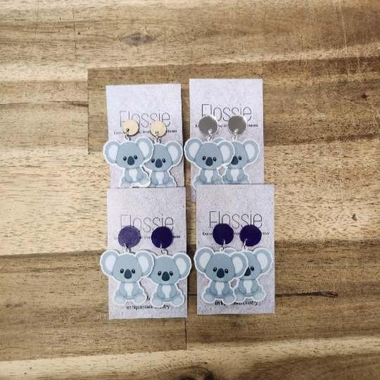 Earrings Koala Dangles